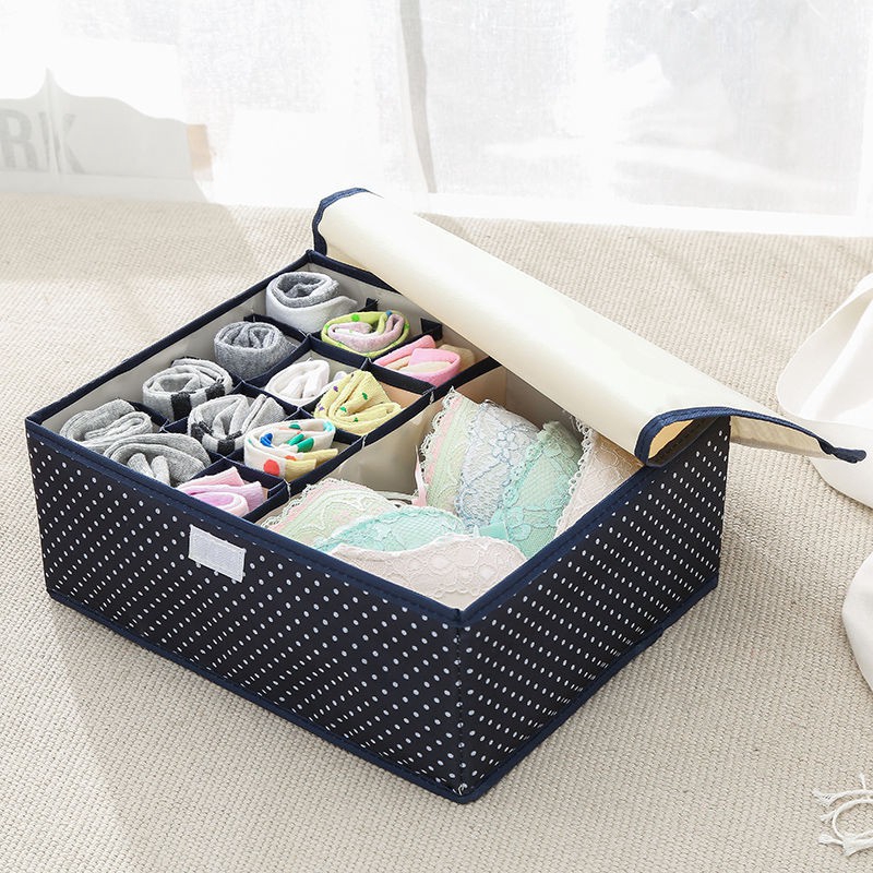 Hộp đựng đồ lót chia 13 ngăn dùng tại nhà tiện dụng