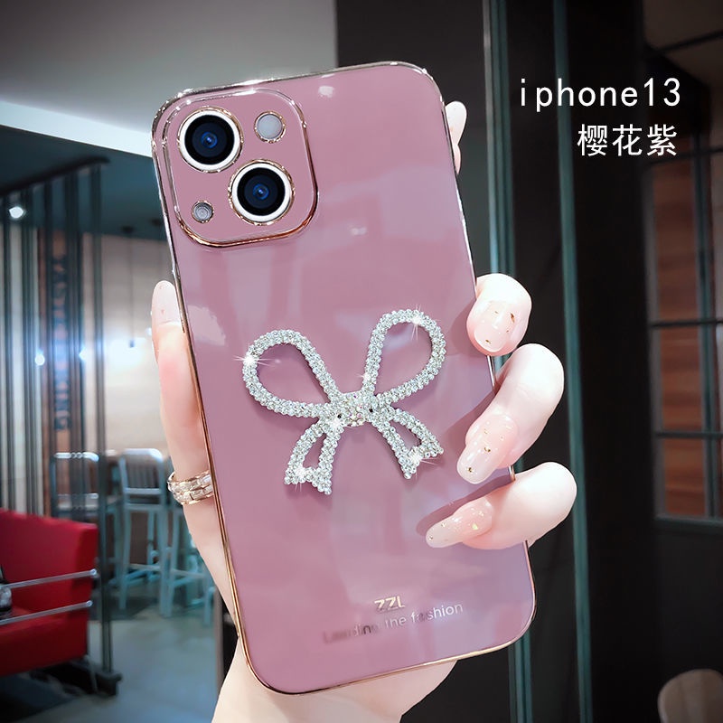 Ốp Điện Thoại Mềm Mạ Kim Tuyến Hình Bướm Cho IPhone XS MAX XR XS X 7 8 6S PLUS SE2020