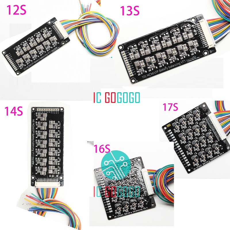 Bộ Cân Bằng Năng Lượng Pin Li-ion Lifepo4 1.2A BMS 10S 11S 12S 13S
