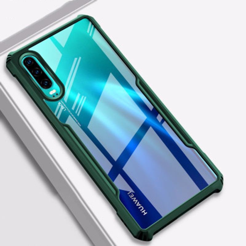Ốp Điện Thoại Túi Khí Bo Viền Chống Sốc Màu Trong Suốt Cho Huawei P40 Pro / P40 Lite / P40 / P40 Lite E / P30 Lite / P30 / P30 Plus