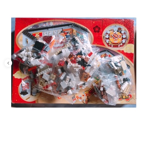 Đồ Chơi Xếp Hình Tết SY1477 Cỗ tất niên