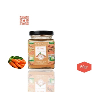 Bột Cà Rốt đắp mặt 50gr Bee March