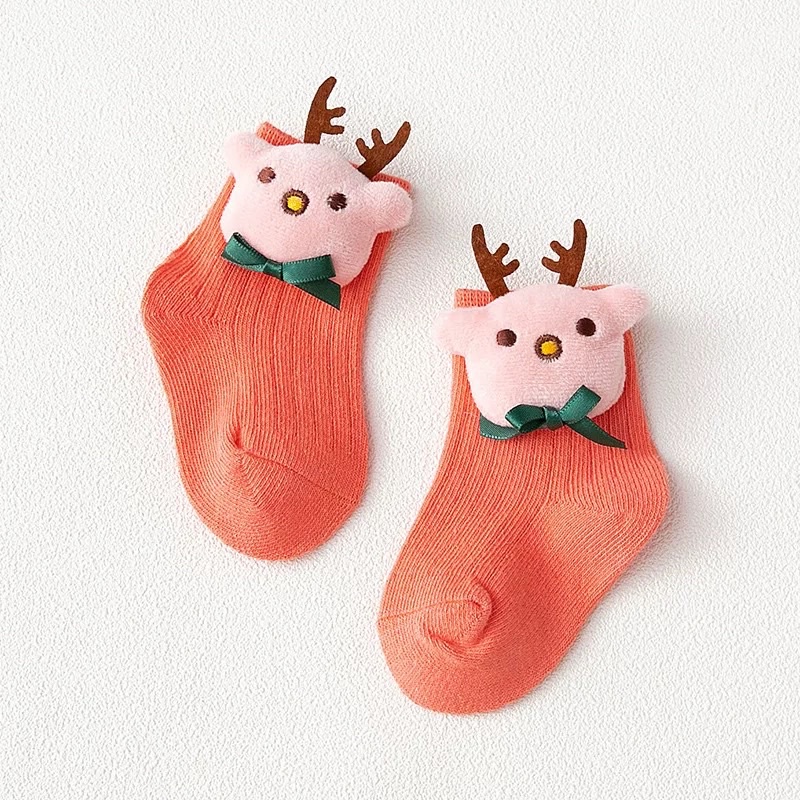 Tất mùa đông cho bé hoạ tiết nonel xinh xắn, chất liệu cao cấp bền đẹp đủ size từ 1-4 tuổi cho bé trai bé gái