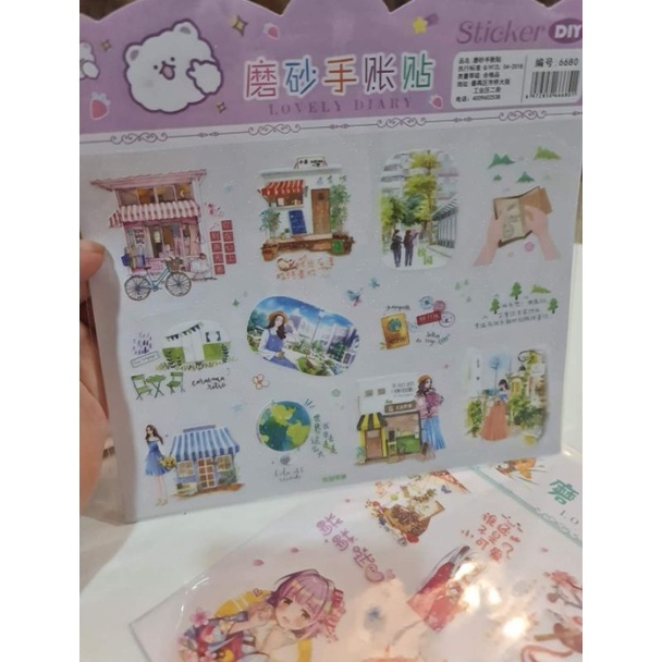 StIcker khổ lớn 19x 15cm mã 6680