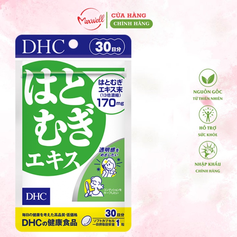 Viên uống trắng da DHC Adlay Extract (30 ngày) Maxwell