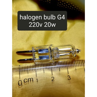 Set 4 bóng đèn halogen g4 / 220v 20w
