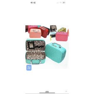 Cốp Đựng Đồ Trang Điểm Mini Vân Da Cá Sấu