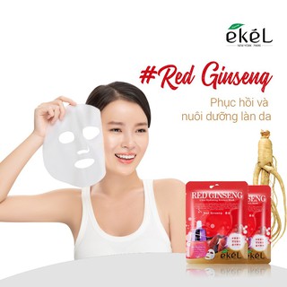 10 miếng mặt nạ dưỡng da nhân sâm Ekel