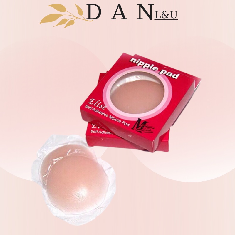 Miếng Dán Ngực Ti Silicon Nhũ Hoa Sử Dụng Nhiều Lần DAN L&amp;U H1222