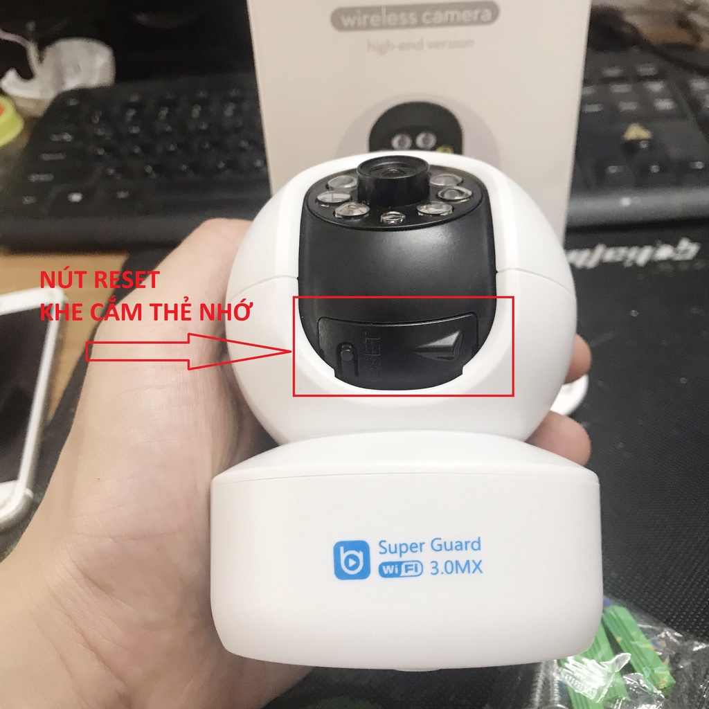 Camera WiFi Thông Minh SuperGuad SP036 3.0Mp Siêu Nét, Kèm Thẻ Nhớ