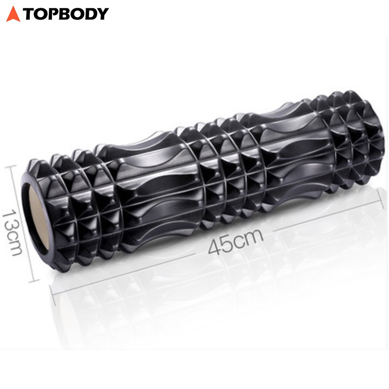 Ống trụ lăn giãn cơ Yoga Foarm Roller, Massage lưng, cơ thể tại nhà, con lăn thể thao bằng xốp roam rollet cao cấp