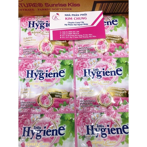 Dây 12 gói ❤️ Nước xả vải tinh dầu Hygien Thái xả quần áo