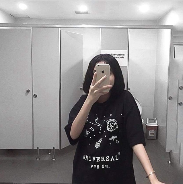 ÁO tay lỡ dáng rộng UNIVERSAL - Click.clubb áo tay lỡ vũ trụ