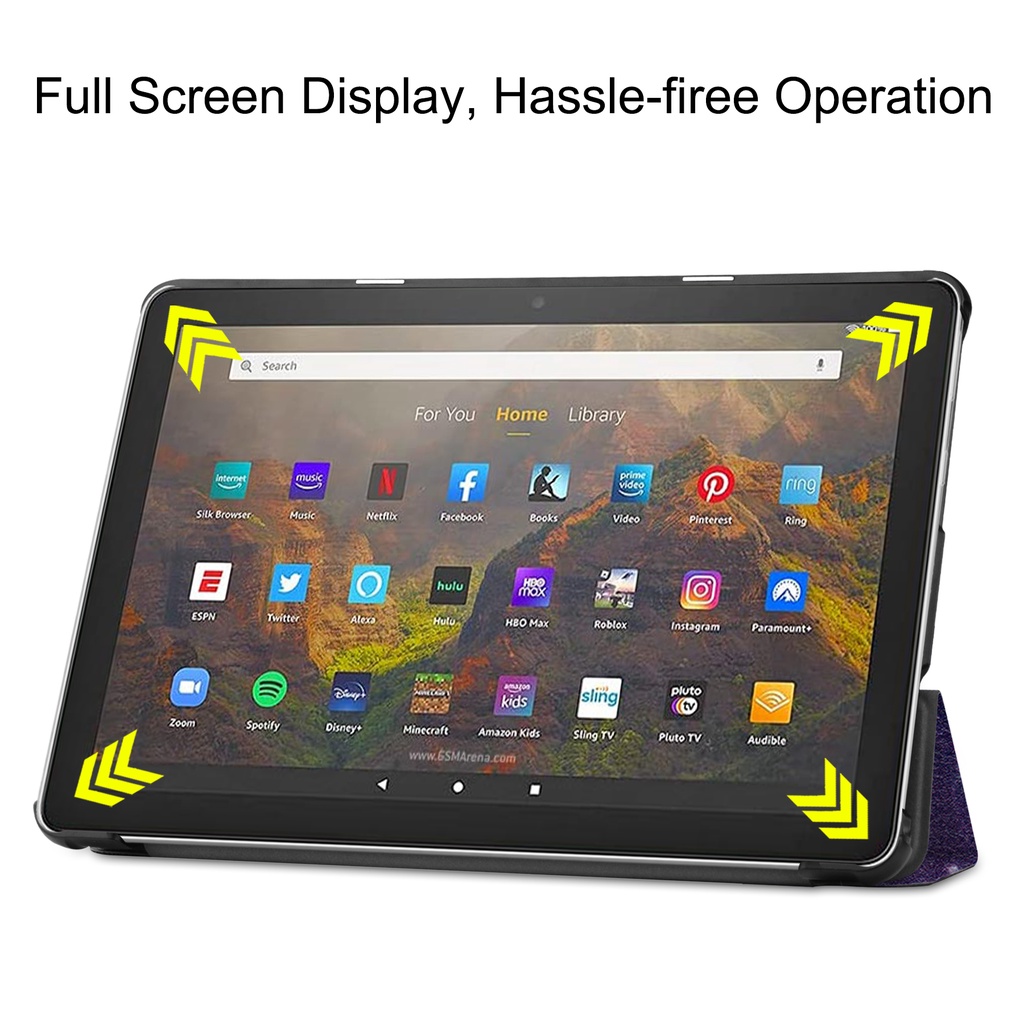 Ốp Lưng Da Pu Cho Amazon All-New Fire HD 10/10 Plus 11th Gen 2021 10.1&quot;