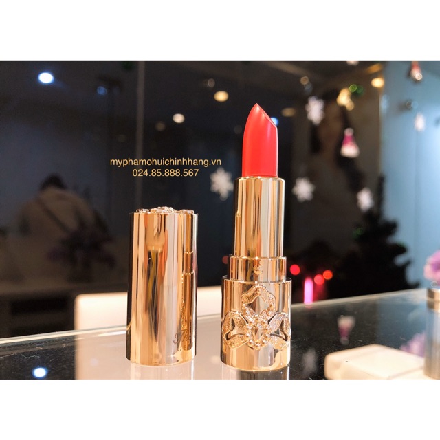 Son lì Ohui The First Lipstick Coral cam hồng minisize cực sang chảnh bền màu mềm môi/ mỹ phẩm Ohui công ty chính hãng