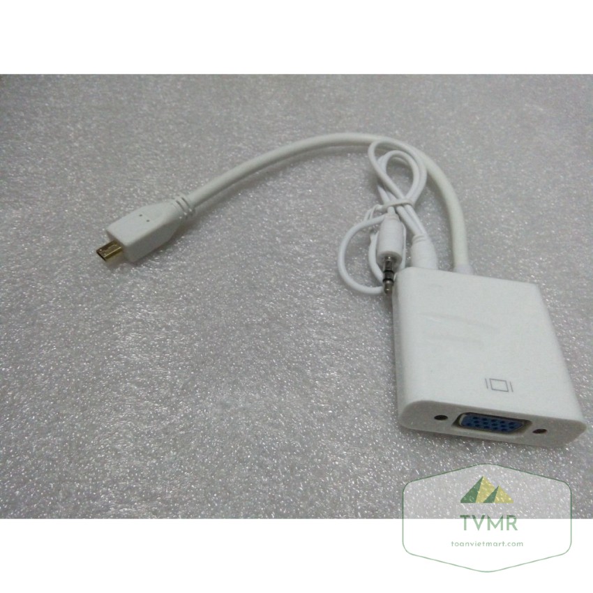 Cáp chuyển Micro HDMI to VGA + AV