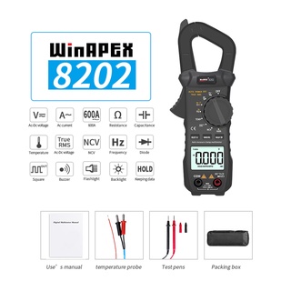 MUSTOOL X2 Pocket 6000 Counts True RMS Clamp Meter AC Voltage&Current Digital Multimeter Automatic