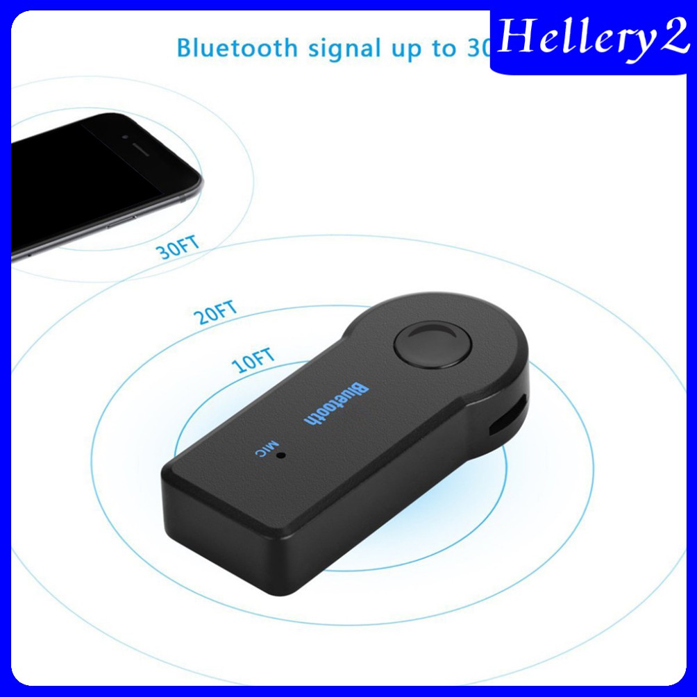 Thiết Bị Nhận Tín Hiệu Bluetooth Không Dây Jack Cắm 3.5mm Cho Xe Hơi