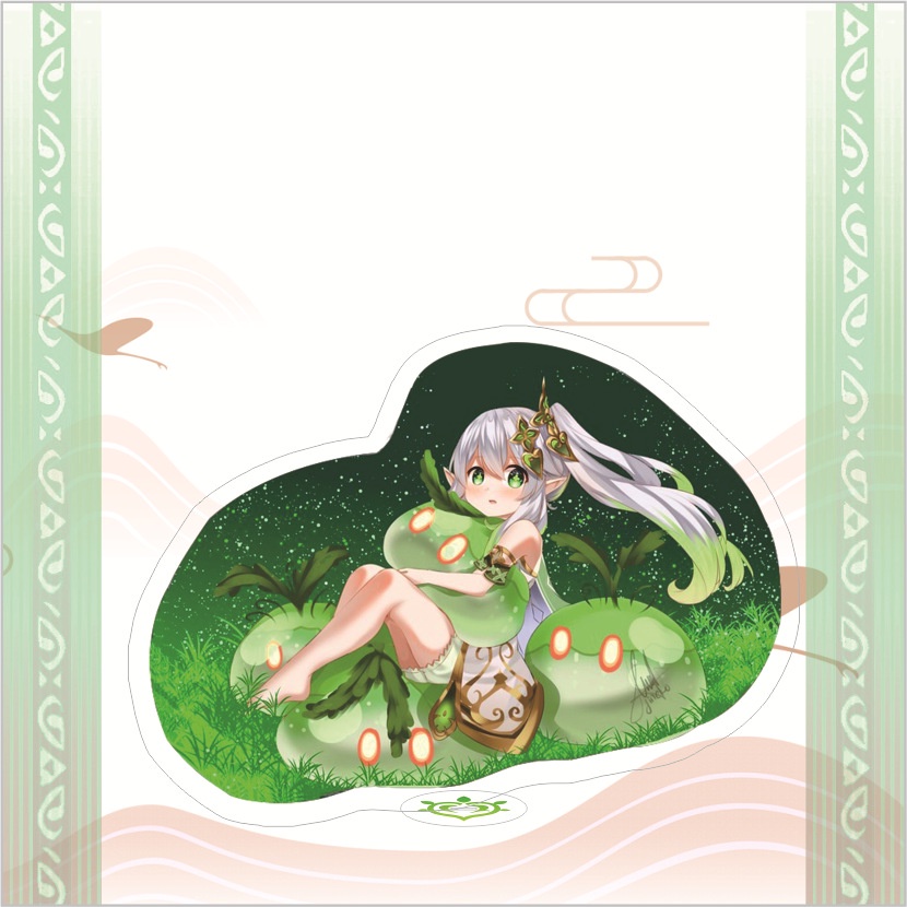 Giá Đỡ Đồ trang trí Nhân Vật Anime YB3 Genshin Va Chạm 16cm Trang Trí Nhà Búp Bê Nahida BY3