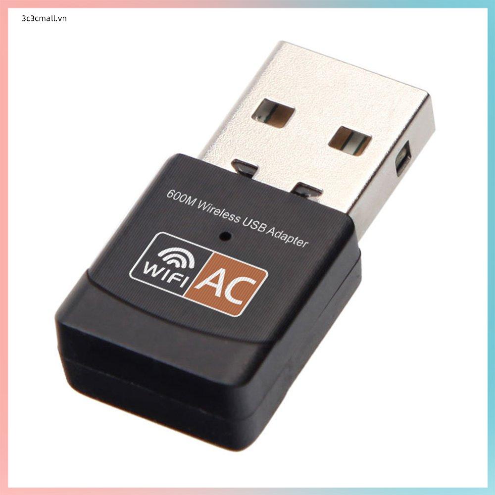 ✨chất lượng cao✨AC600M Mini 600Mbps 2.4G/5G Dual Band Wireless USB Adapter WiFi Dongle