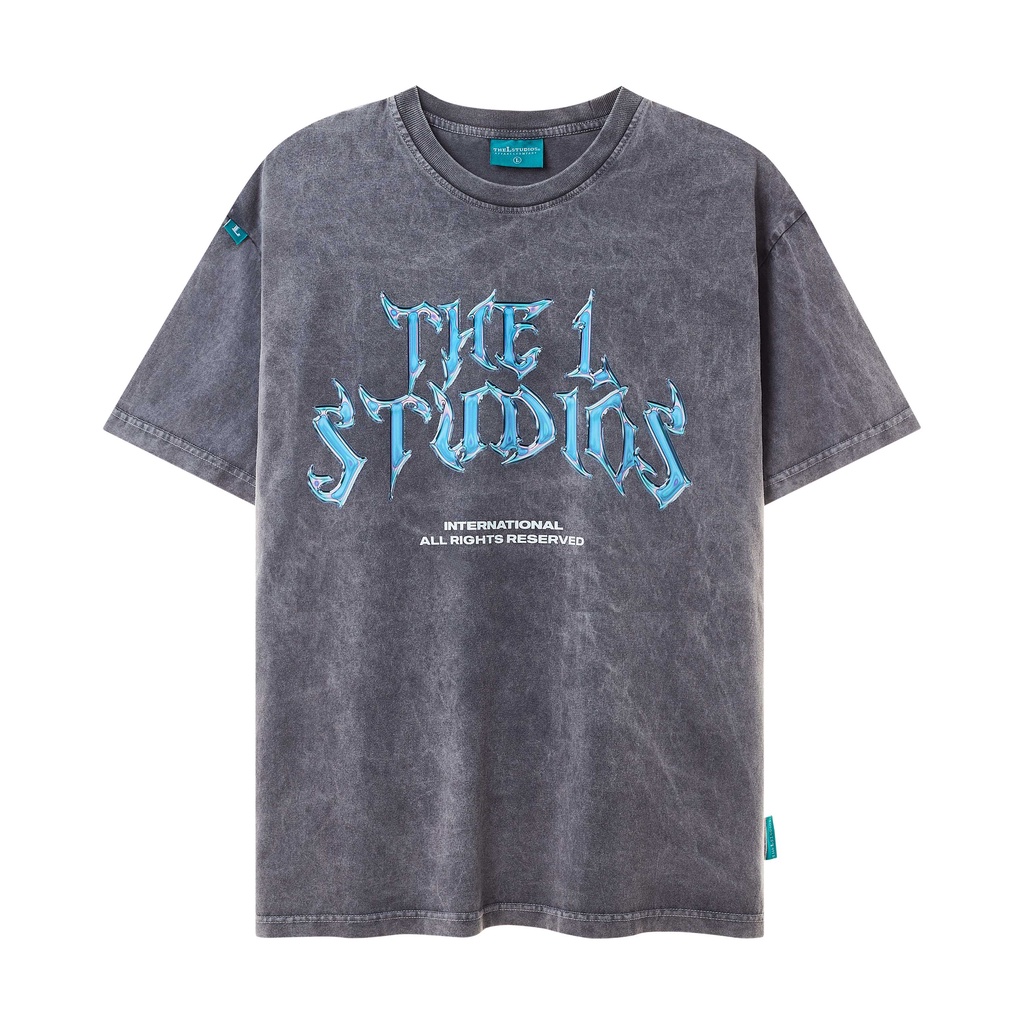 THELSTUDIOS Áo Acid Wash Logo