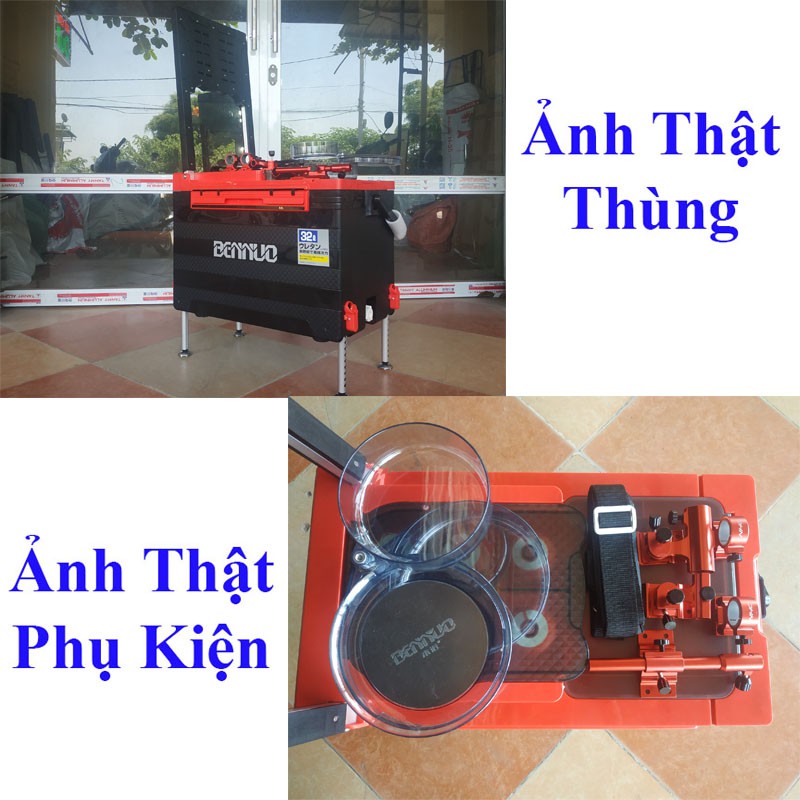 Thùng Câu Đài BENNUO J9 Đa Năng Thể Tích 32L giữ nhiệt cực tốt, giải quyết mọi địa hình khi đi câu cá , du lịch KK-26