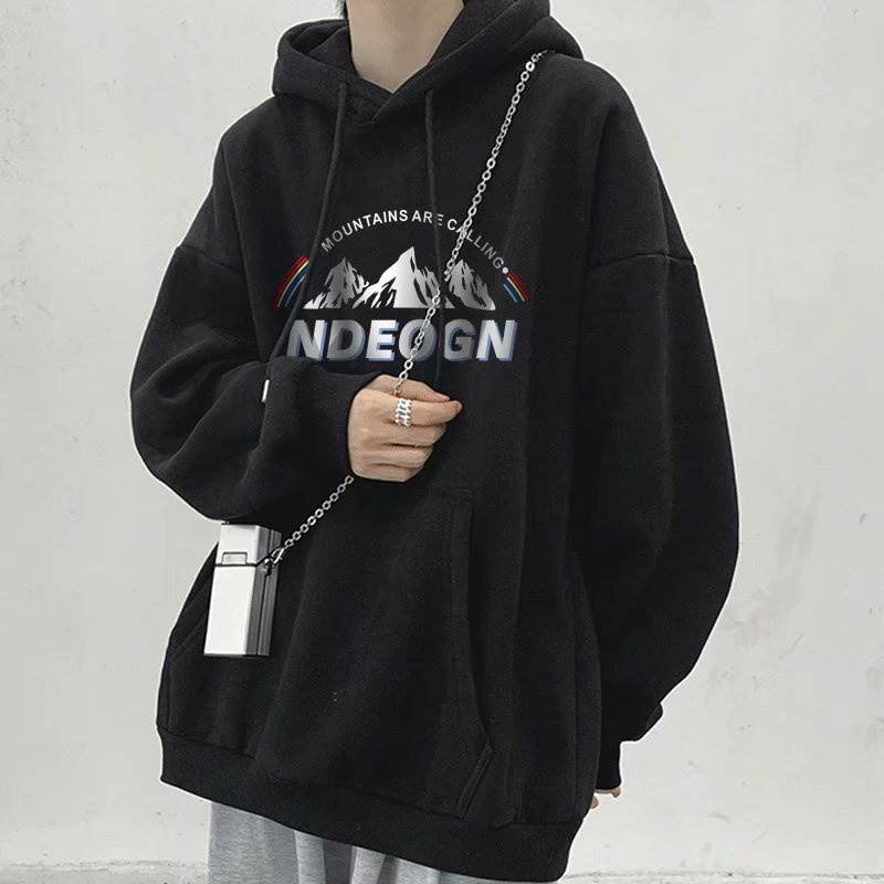 Áo hoodie 5 màu sắc tùy chọn phong cách Hàn Quốc hip hop size M-8XL thời trang dành cho nam