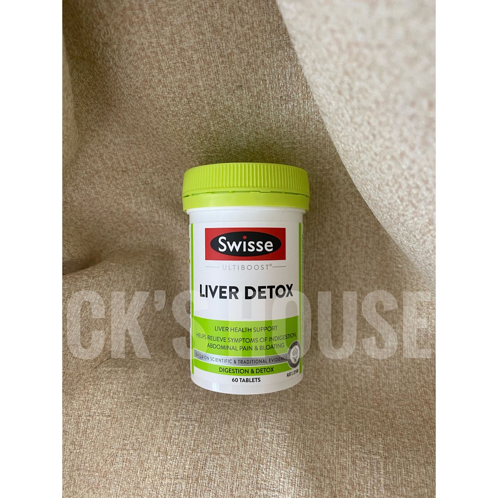 [BILL ÚC] Swisse Ultiboost Liver Detox - Viên uống hỗ trợ thải độc gan Úc