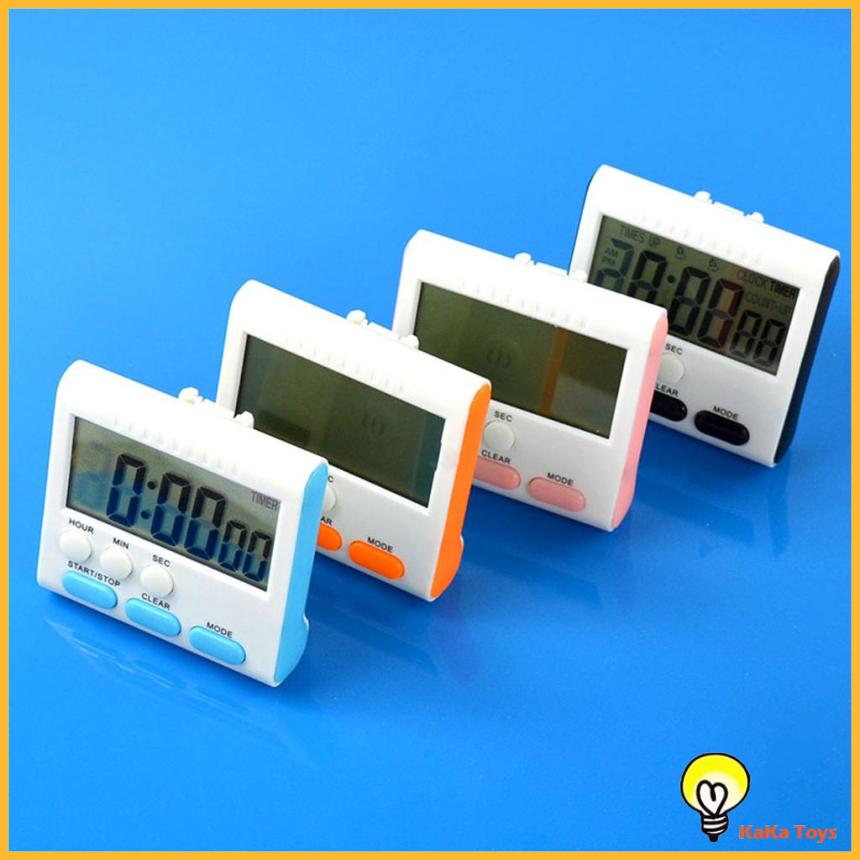 [KaKa Toys]Blue LCD Digital Kitchen Cooking Timer Count-Down Up Clock Alarm Tools