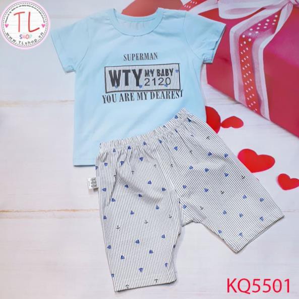 Thời Trang Trẻ Em -Bộ Quần áo lửng MY BABY khỏe khoắn – Quần Áo Bé Trai - Bộ Bé Trai - Quần Áo Bé Gái - Bộ Bé