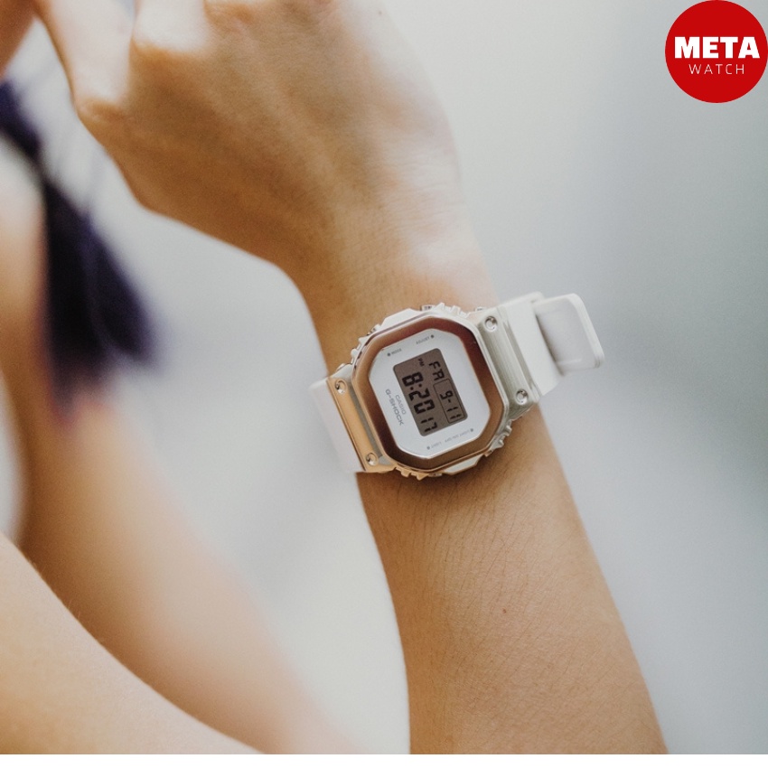 Đồng Hồ Nam Nữ 5600 Chống Nước, Viền Thép Không Gỉ 45mm 3 Màu A01 - Meta Watch