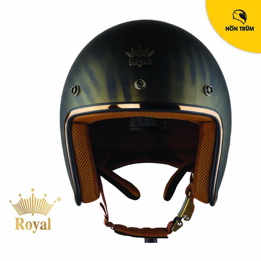 Nón bảo hiểm 3/4 Royal M20C tem xước đồng size L XL XXL chính hãng, freeship toàn quốc bởi hệ thống Nón Trùm