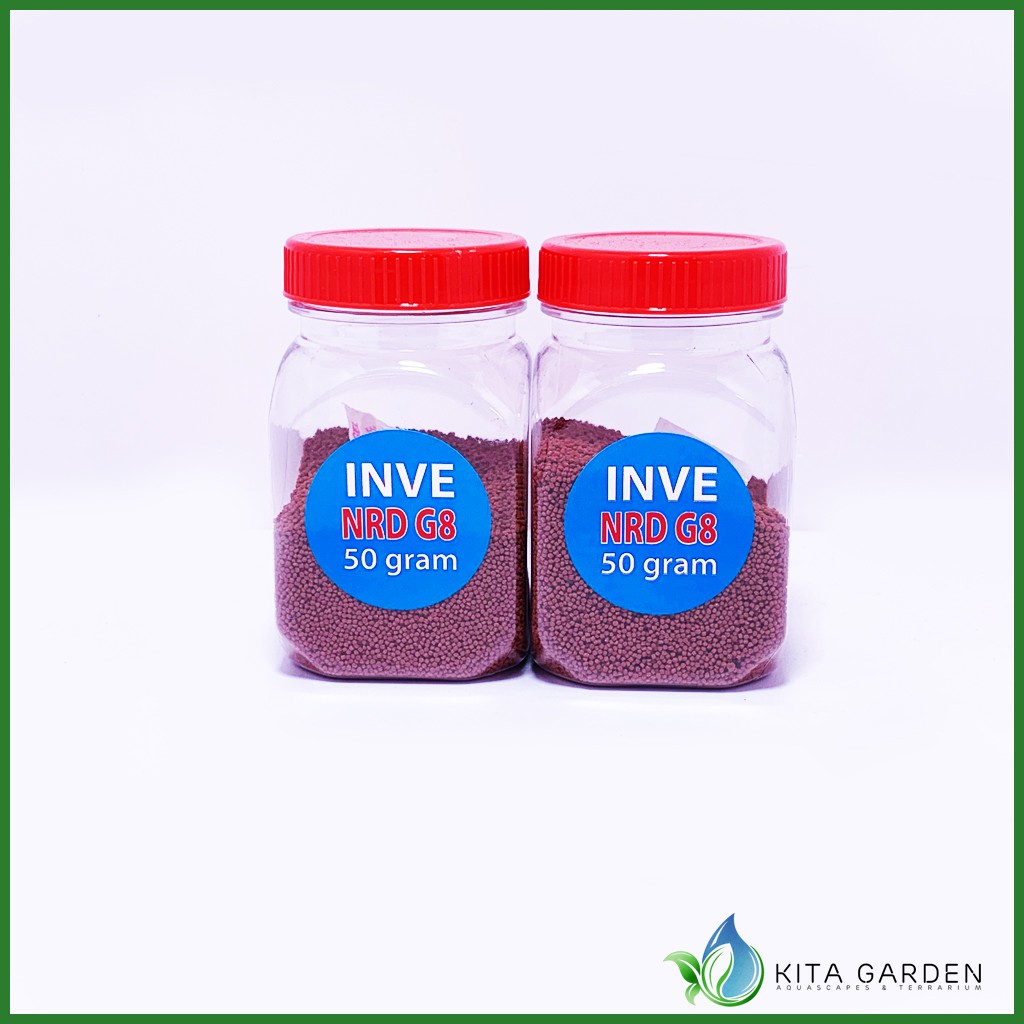 Thức ăn cá cảnh | Cám Inve Thái 1/2 - 2/3 - 3/5 - 5/8 - G8 Hàng công ty - 50gr