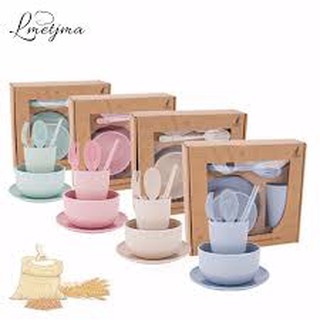 BỘ BÁT ĂN DẶM LÚA MẠCH 6 TRONG 1 DÀNH CHO TRẺ
