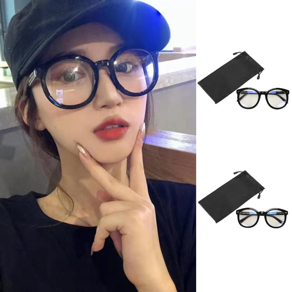 Mắt Kính Gọng Tròn Chống Ánh Sáng Xanh Phong Cách Cổ Điển Tinh Tế