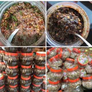 Chẩm chéo ướt, khô của người Thái ở Điện Biên. Date luôn cập nhật mới.