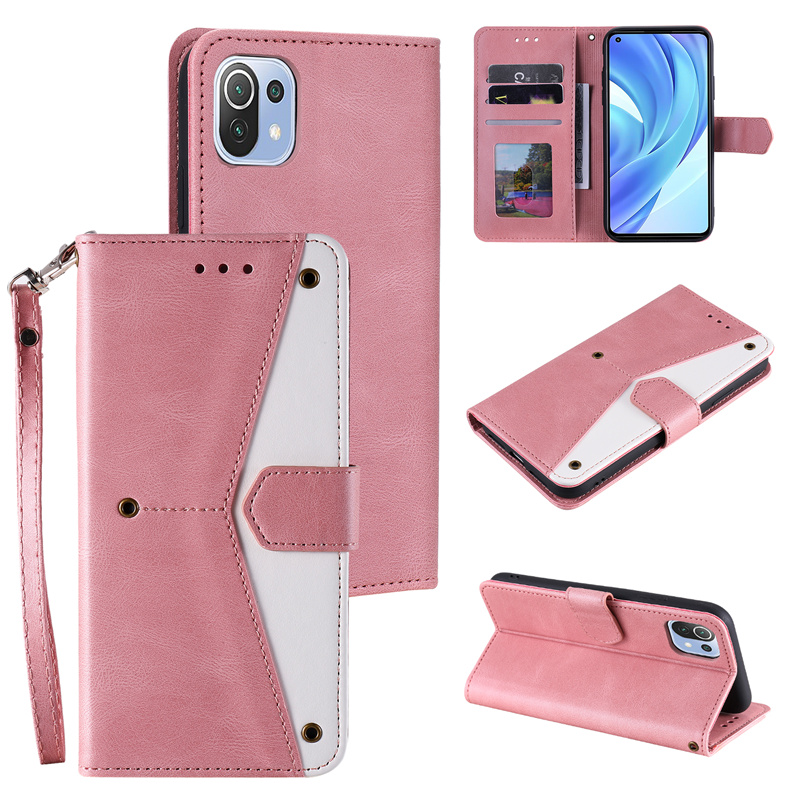 Samsung M31 A31 A30 A20 A21 A10 A01 Stitching Phone Case Lanyard Design Folding Card Slot Photoframe Leather Wallet