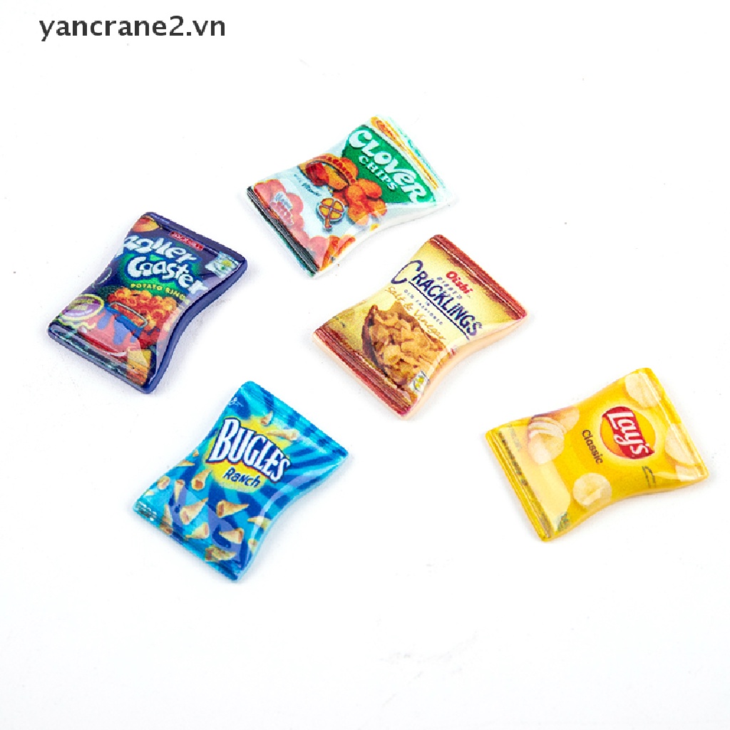 Set 5 Đồ Chơi Khoai Tây Chiên Tỉ Lệ 1 / 6 Dành Cho Nhà Búp Bê