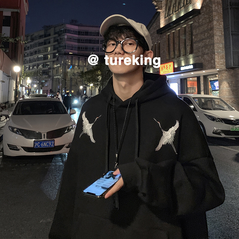 Áo hoodie phong cách Hàn Quốc có nón tay dài hợp thời trang cho nam | BigBuy360 - bigbuy360.vn