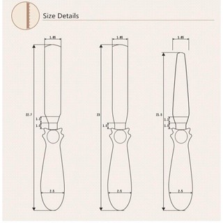Bộ 3 Dao Chà Láng Mini