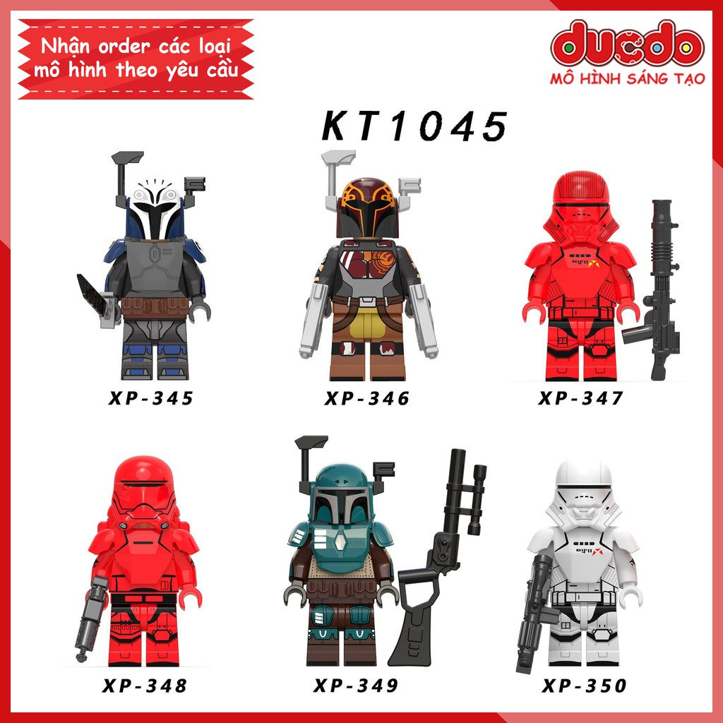 Minifigures các nhân vật trong Star War full trang bị - Đồ chơi Lắp ghép Xếp hình Mô hình Mini Iron Man KT1045 Koruit