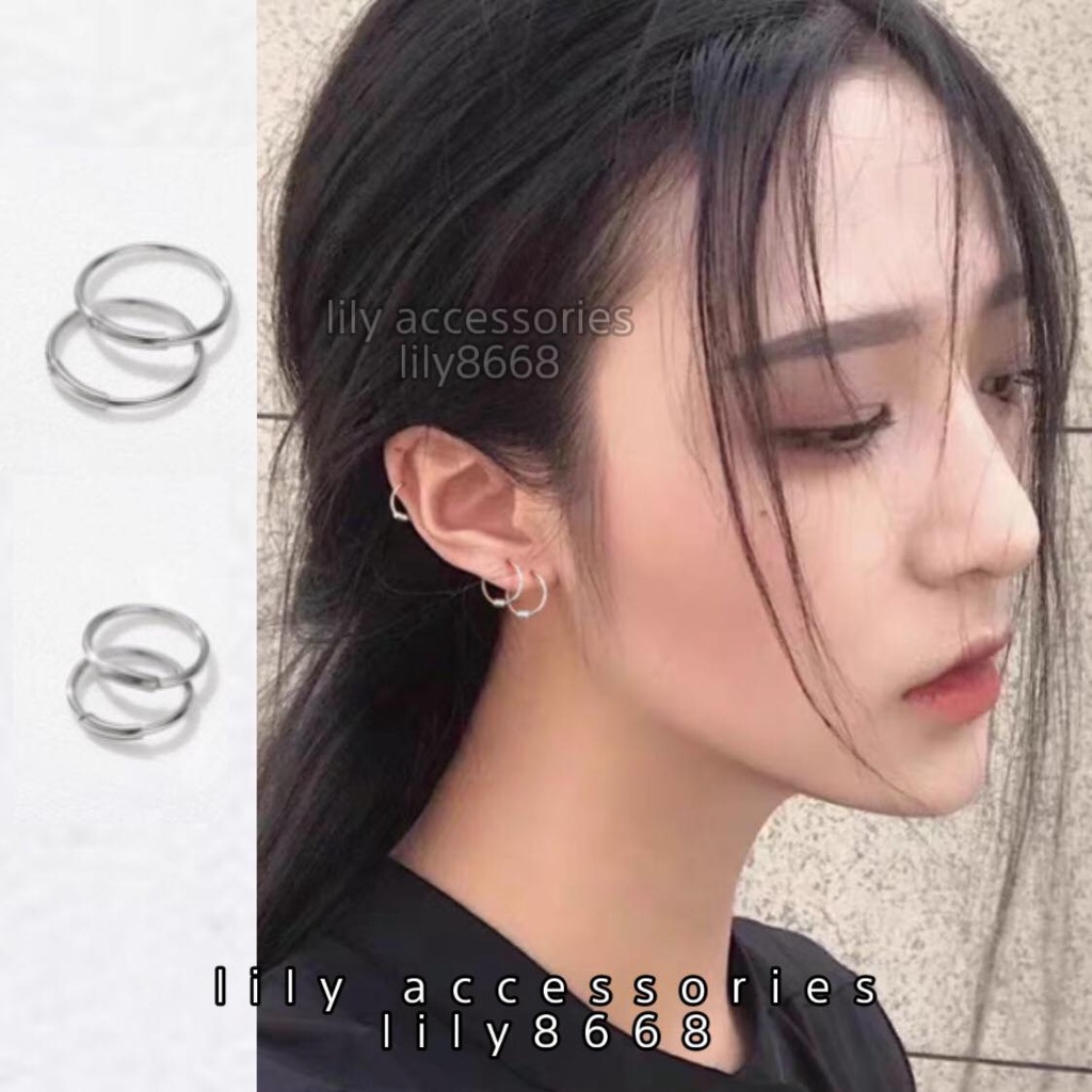 khuyên tròn vành nhiều size cá tính