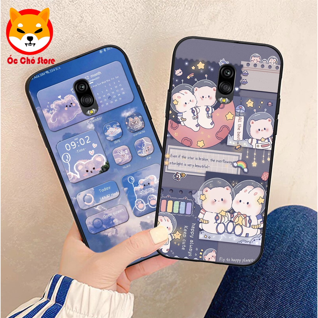 Ốp lưng Samsung J7 Plus / J7 pro / J7+ in hình gấu , thỏ hồng chibi dễ thương siêu đẹp