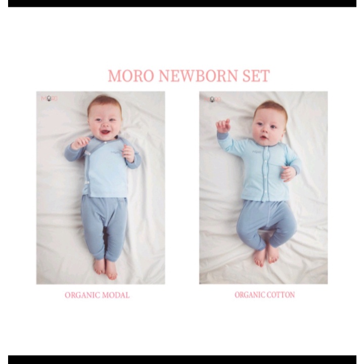 Set 02 bộ sơ sinh petit họa tiết Moro cho bé