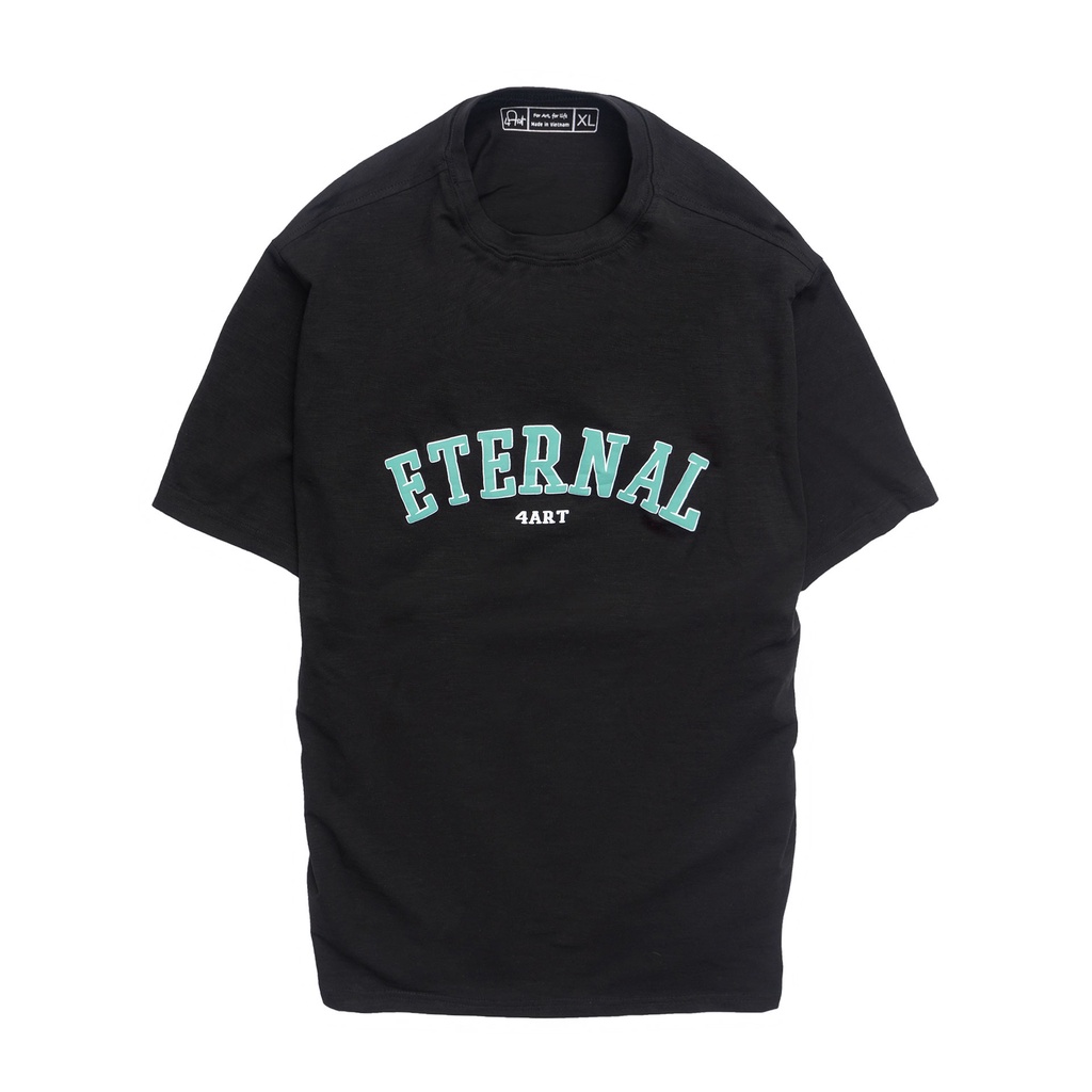 Áo Phông Cộc Tay Trơn Basic Chất Vải Co Dãn 4 Chiều Mềm Mại In Chữ ETERNAL Thời Trang MENCLOTHER | BigBuy360 - bigbuy360.vn