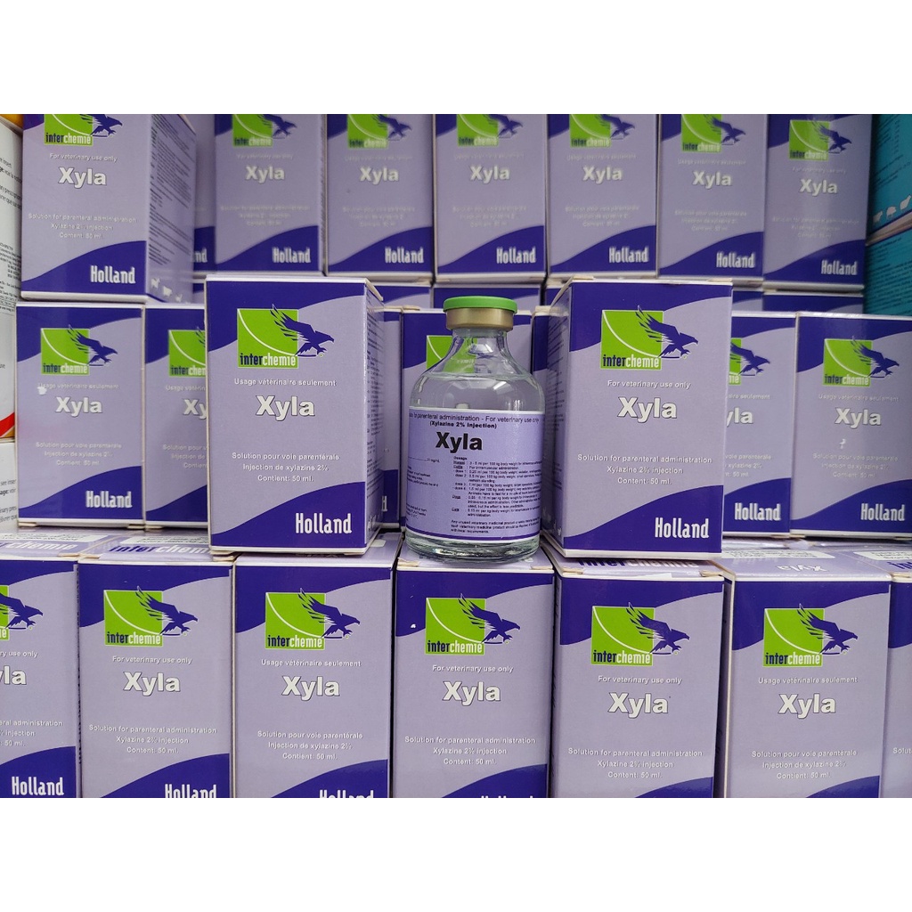 Xyla 50ml Hà Lan. An thần chó mèo, heo. Hạn dùng 01/2025
