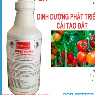 Phân Bón Lá Nhập Khẩu Mỹ SUPER HUME Cải Tạo Đất Phát Triển Rễ Chai 1 Lít