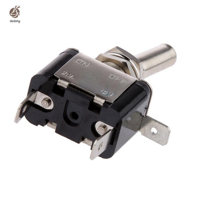 Công tắc đèn LED SPST 12V 20A có nắp đậy bảo vệ dành cho xe hơi