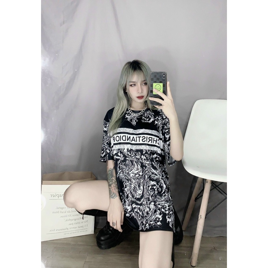 Áo thun in hình họa tiết nổi màu siêu xinh