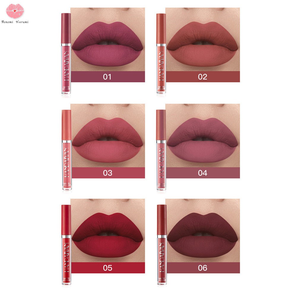 (Hàng Mới Về) Set 6 Son Môi Dạng Lỏng Dưỡng Ẩm Chống Thấm Nước Thời Trang | BigBuy360 - bigbuy360.vn